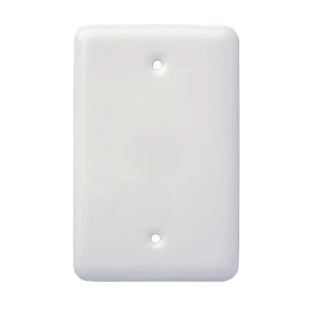 Brainerd Mfg Co/Liberty Hdw Wht Stam Sgl Blnk Plate W13731L-W-U
